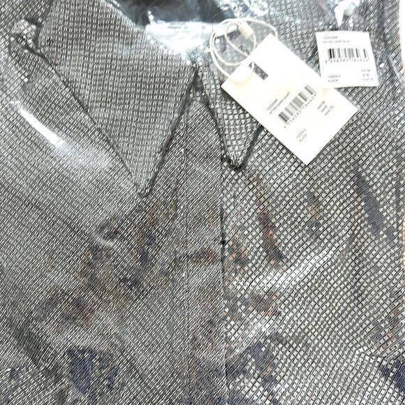 NWT $230 C/MEO COLLECTIVE Australia AFTER DARK button up SHIRT US M - Picture 4 of 16